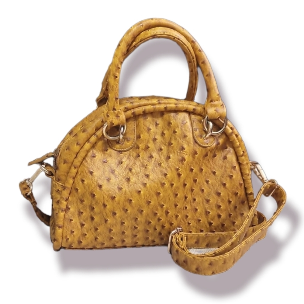 ❤️Brown Synthetic Leather Womens Hand/Cross Body Bag
